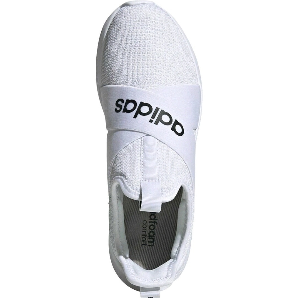 Adidas Puremotion Adapt White Slip-On Shoes with Logo Strap Women Size 10 US